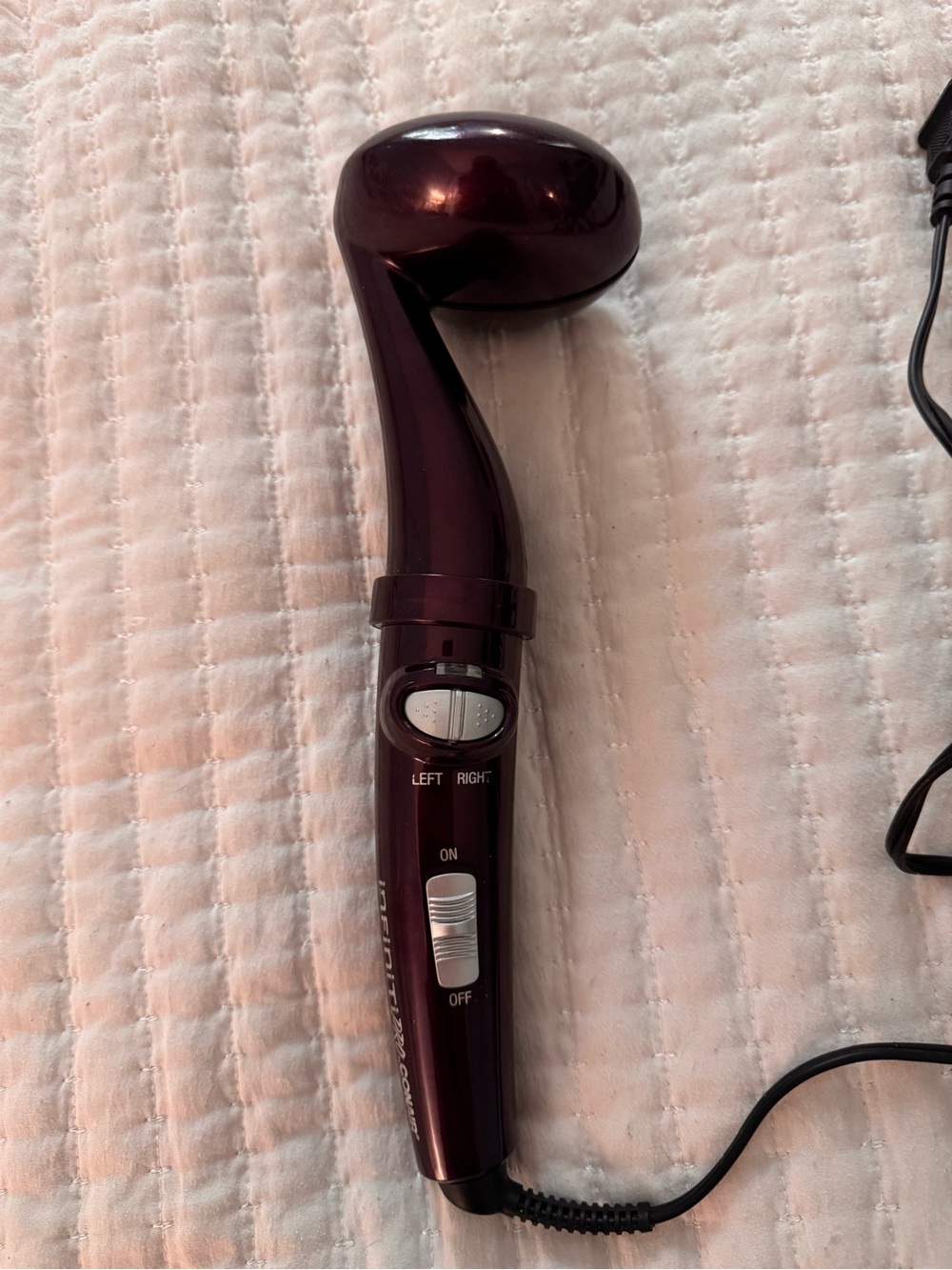 Conair purple InfinitiPro secret wave styling iron